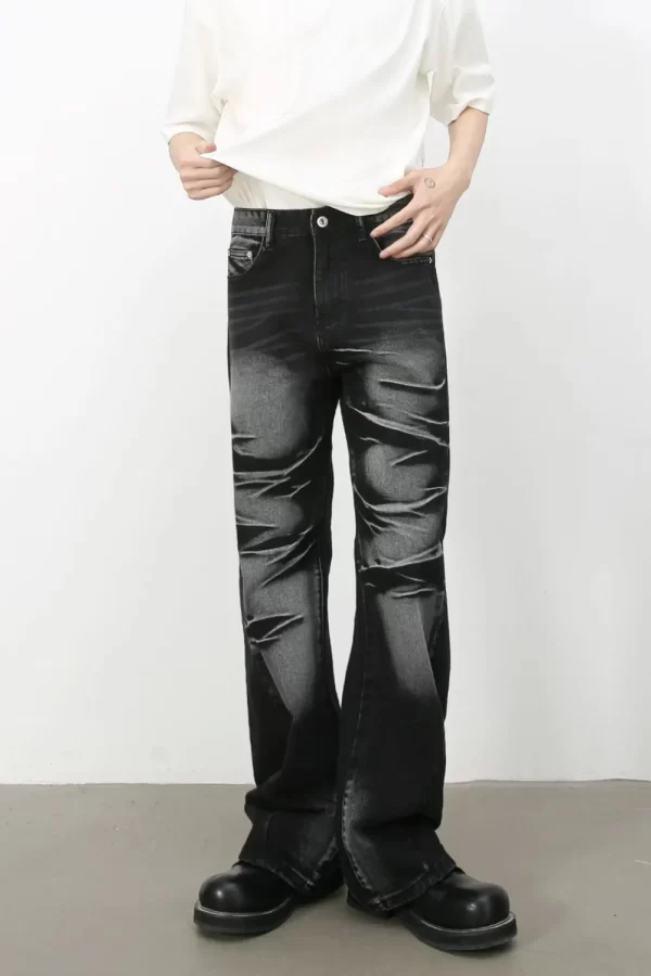 Men's Bootcut Jeans with Pockets - Image 3