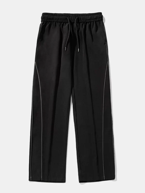Men's Contrast Straight Sweatpants - Image 4