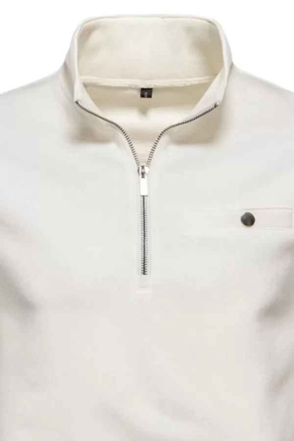 Men's Quarter Zip Long Sleeve Sweatshirt - Image 5
