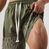 Men's Plus Size Letter Drawstring Shorts