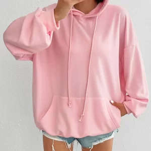 Devine Drawstring Long Sleeve Hoodie
