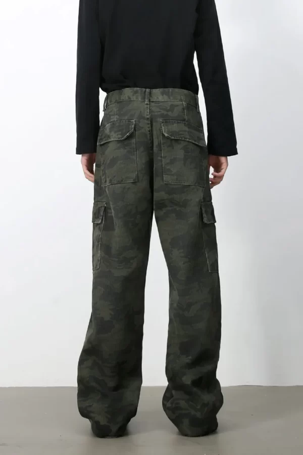 Men's Camouflage Cargo Jeans - Image 4
