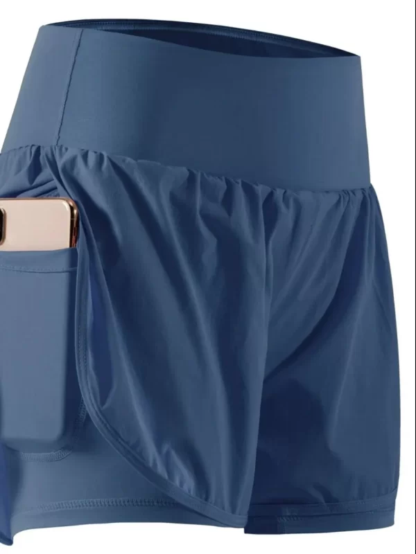 Pocketed High Waist Active Shorts - Image 15