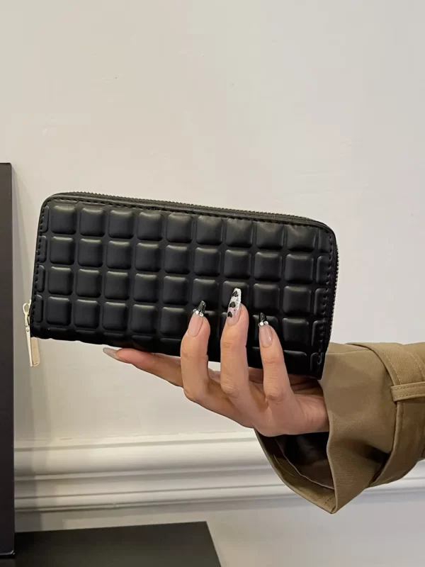 PU Leather Solid Color Wallet - Image 19