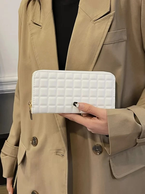 PU Leather Solid Color Wallet - Image 4