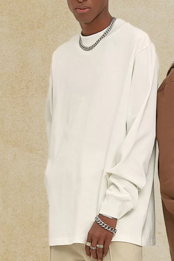Men's Round Neck Long Sleeve T-Shirt