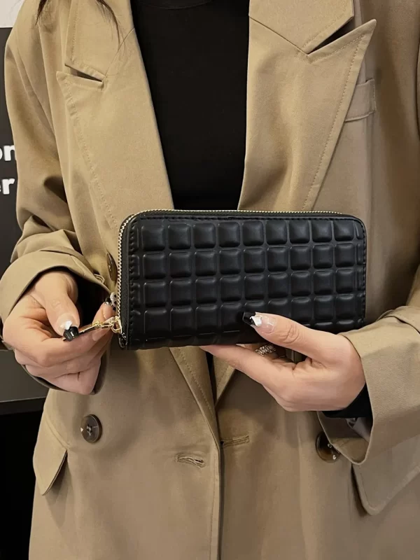PU Leather Solid Color Wallet - Image 20