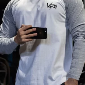 Men's Plus Size Round Neck Long Sleeve T-Shirt