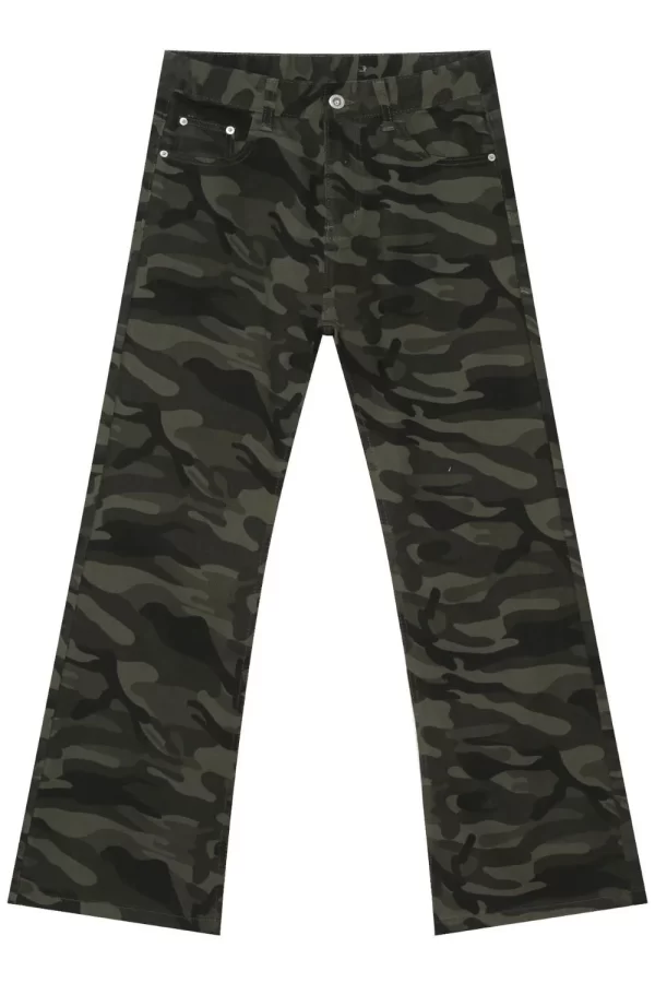 Men's Camouflage Jeans with Pockets - Image 2