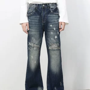 Men's Distressed Jeans