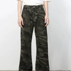 Men's Camouflage Jeans with Pockets