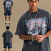 Men's Graphic Round Neck Half Sleeve T-Shirt