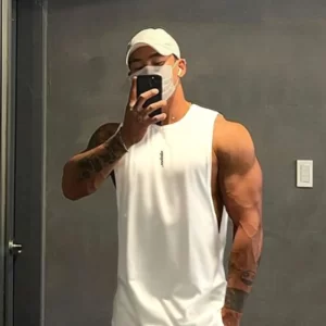 Men's Plus Size Round Neck Tank