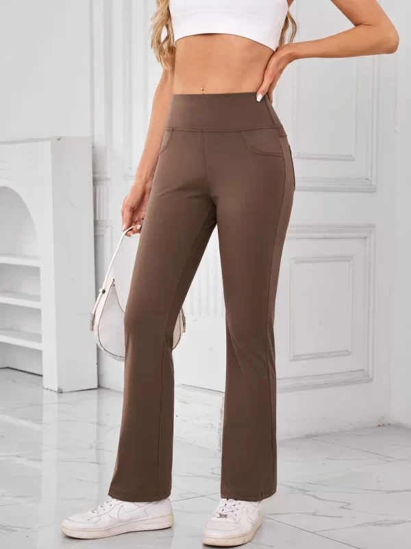 Lovelet High Waist Active Pants with Pockets - Image 7