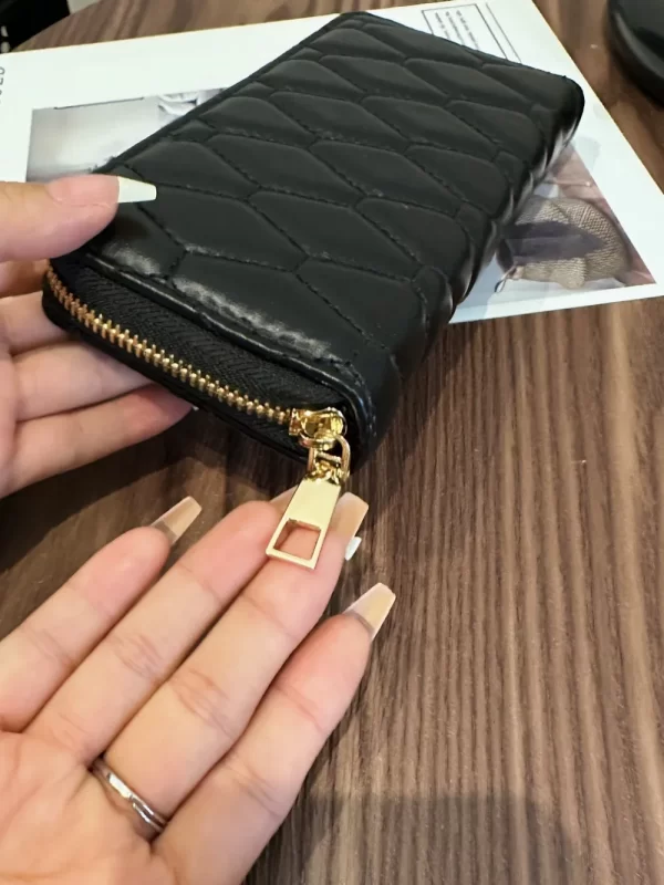 PU Leather Solid Color Wallet - Image 10