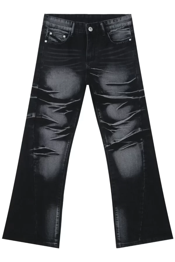 Men's Bootcut Jeans with Pockets - Image 2