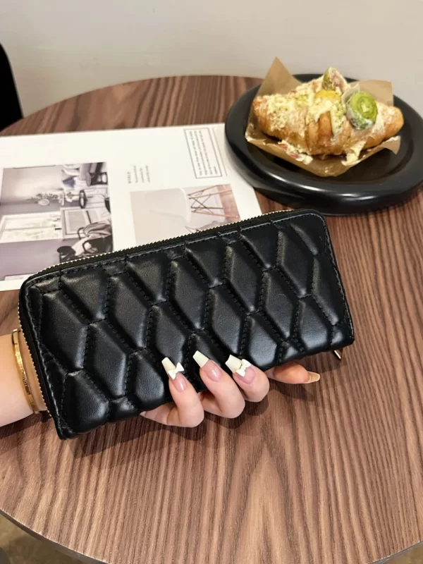 PU Leather Solid Color Wallet - Image 15