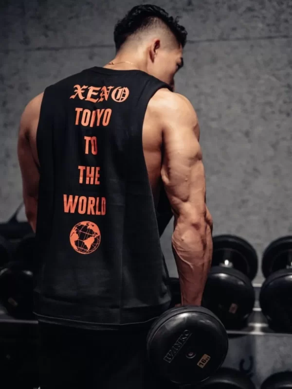 Men's Plus Size Round Neck Tank - Image 2