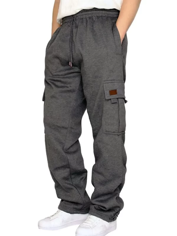 Men's Full Size Drawstring Pants with Pockets Plus Size - Image 6
