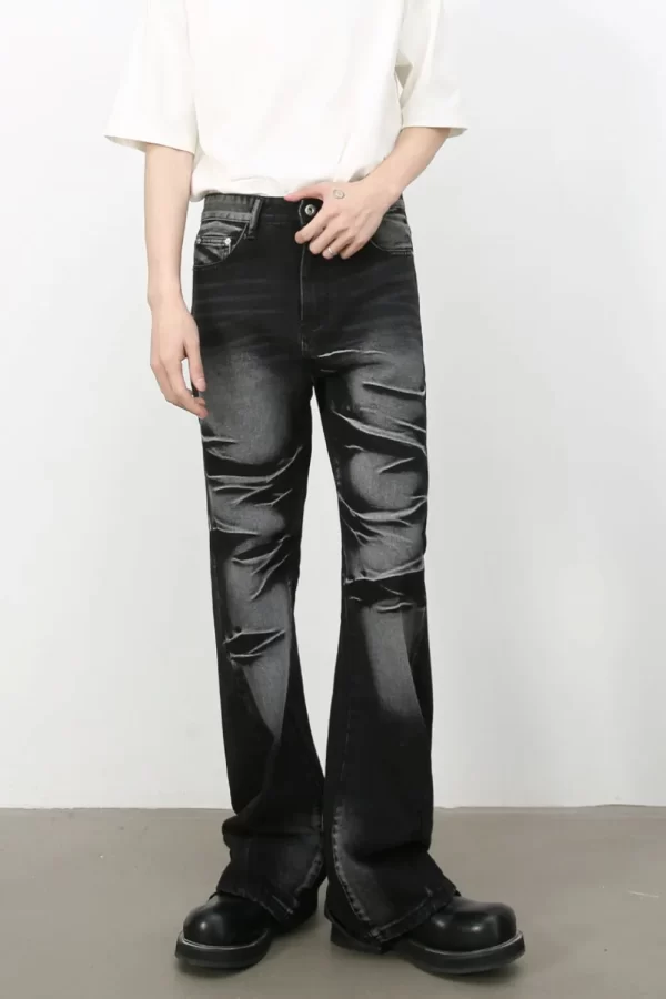 Men's Bootcut Jeans with Pockets - Image 5