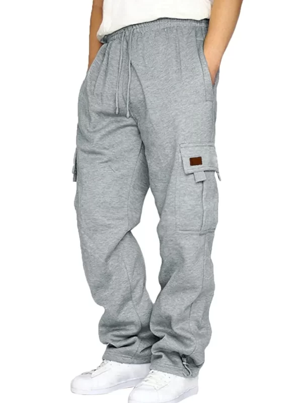 Men's Full Size Drawstring Pants with Pockets Plus Size - Image 5