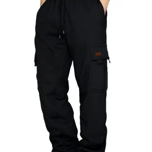 Men's Full Size Drawstring Pants with Pockets Plus Size