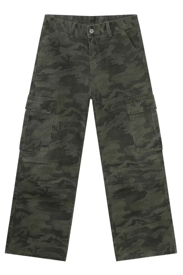 Men's Camouflage Cargo Jeans - Image 2