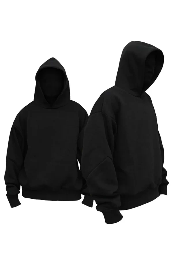 Men's Drop Shoulder Long Sleeve Hoodie - Image 4