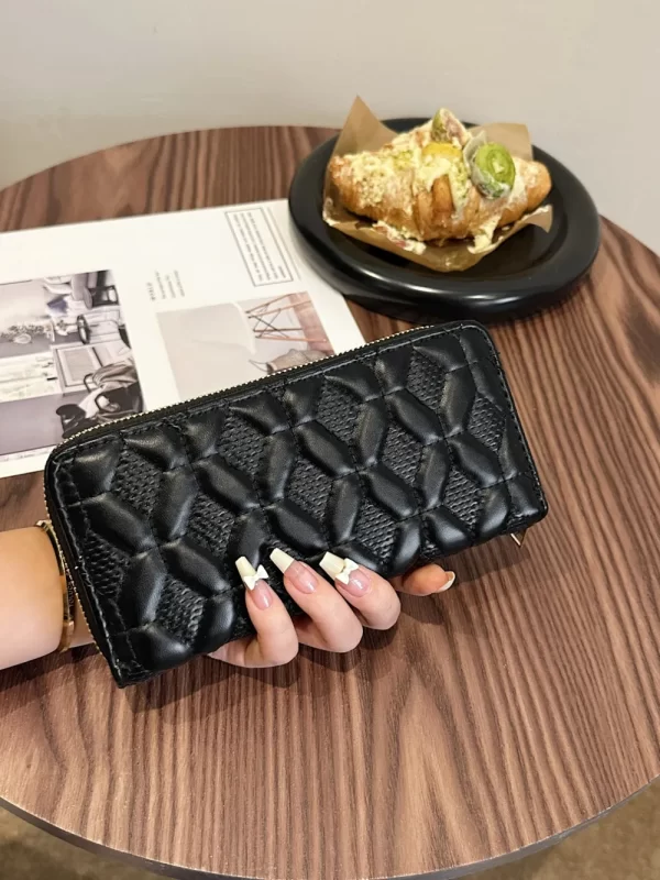 PU Leather Solid Color Wallet - Image 16
