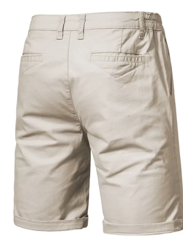 Men's Elastic Waist Shorts with Pockets - Image 14