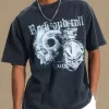 Men's Round Neck Half Sleeve Graphic T-Shirt