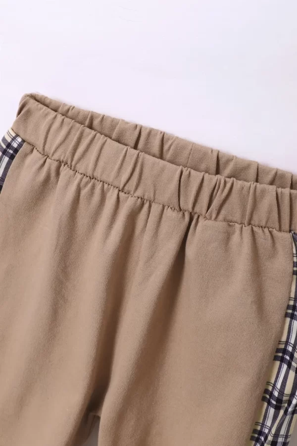 Children's Plaid Hoodie and pants Set - Image 3