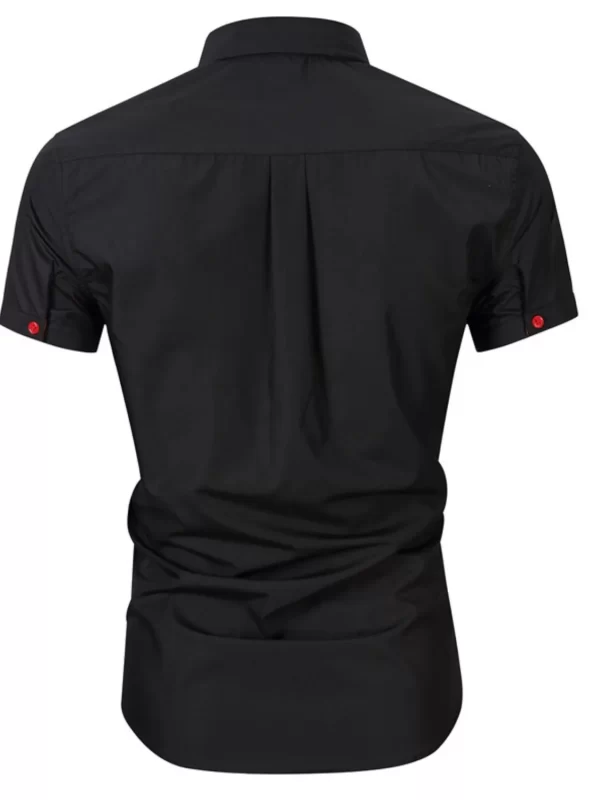 Men's Button Up Short Sleeve Shirt - Image 5