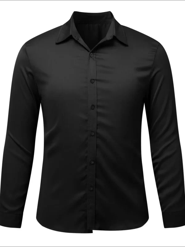 Men's Button Down Long Sleeve Shirt - Image 4