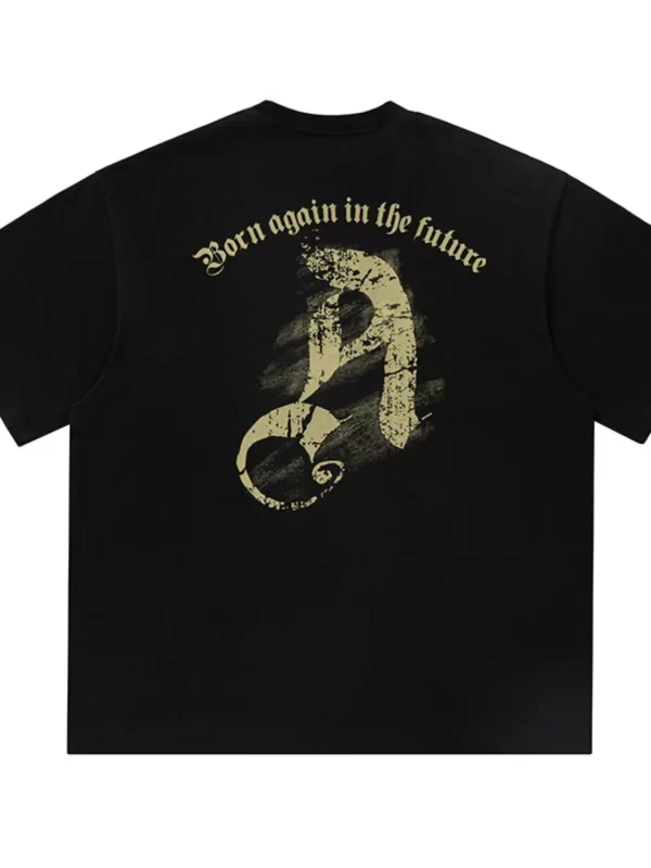 Men's Plus Size Graphic Round Neck Half Sleeve T-Shirt - Image 5