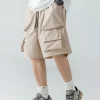 Men's Plus Size Drawstring Shorts with Pockets