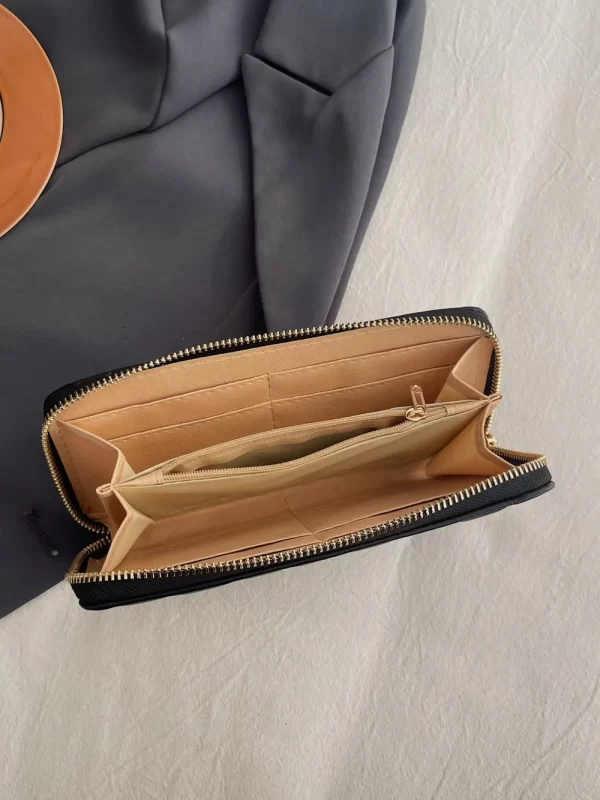 PU Leather Solid Color Wallet - Image 17