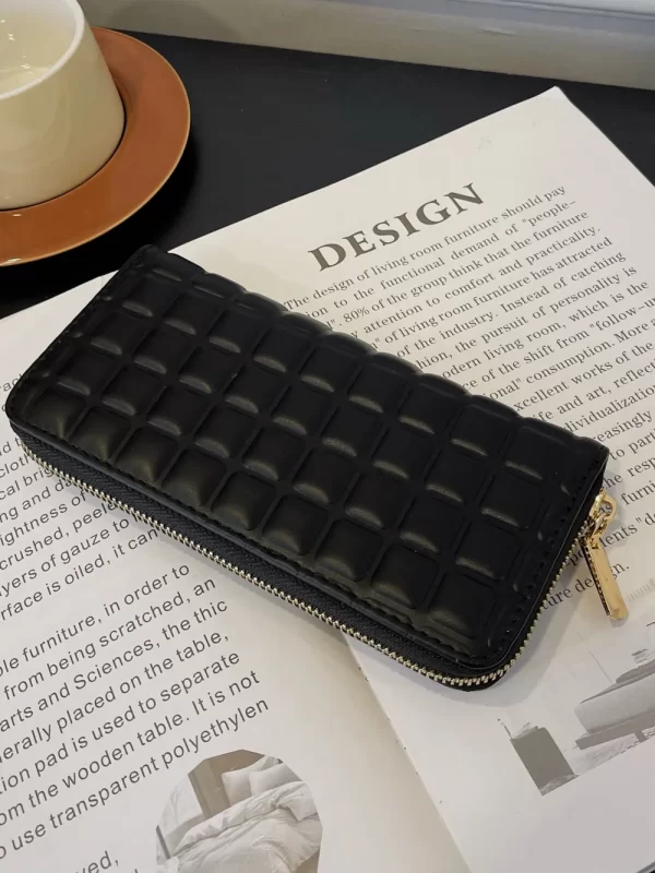 PU Leather Solid Color Wallet - Image 18