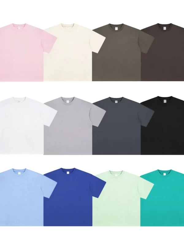 Men's Oversized Casual Round Neck T-Shirt - Image 13
