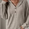 Perfee Drawstring Long Sleeve Hoodie