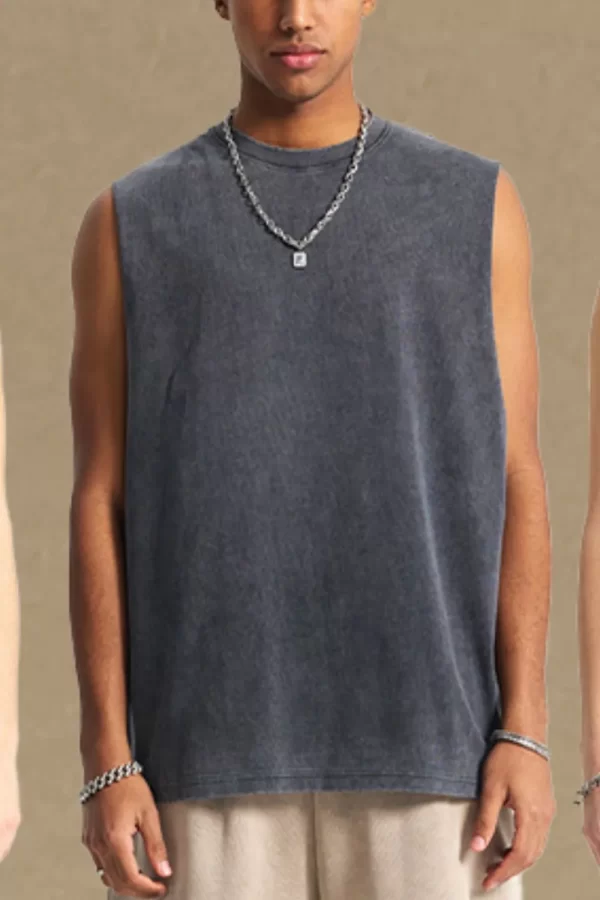 Men's Round Neck Tank - Image 4