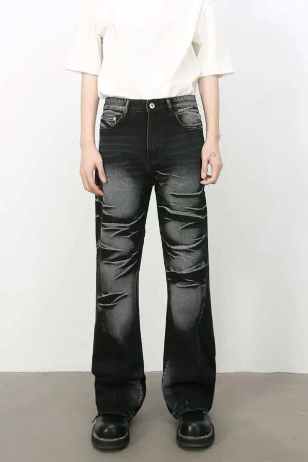 Men's Bootcut Jeans with Pockets
