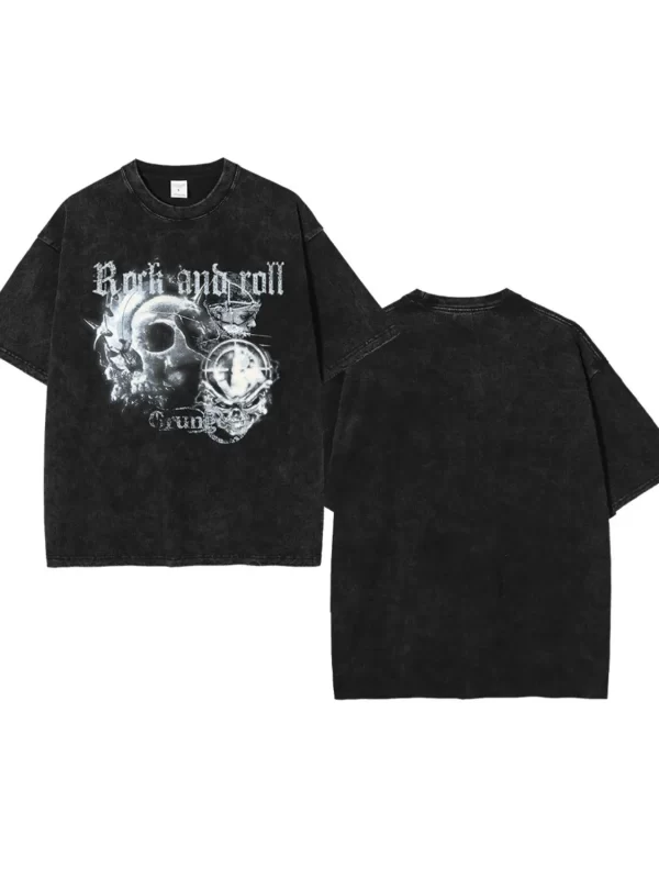 Men's Round Neck Half Sleeve Graphic T-Shirt - Image 5