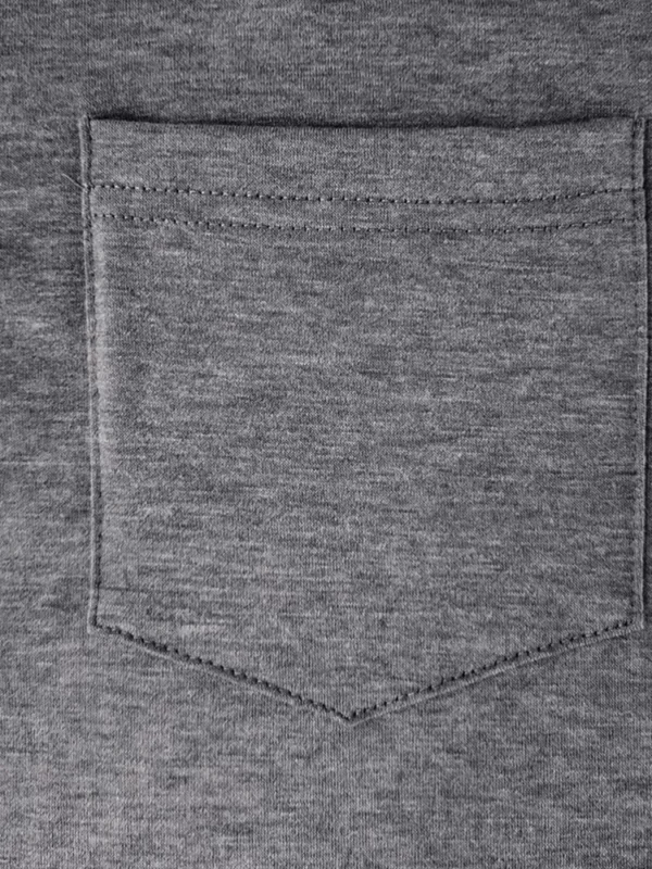 Men's Full Size Long Sleeve Pocket Polo Shirt Plus Size - Image 10