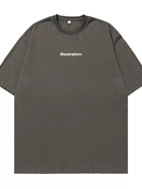 Men's Plus Size Round Neck Half Sleeve T-Shirt - Image 5