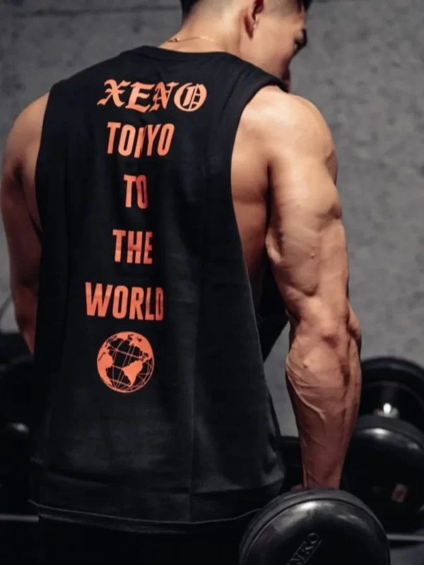Men's Plus Size Round Neck Tank - Image 4