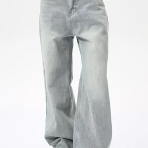 Wide Leg Jeans with Pockets