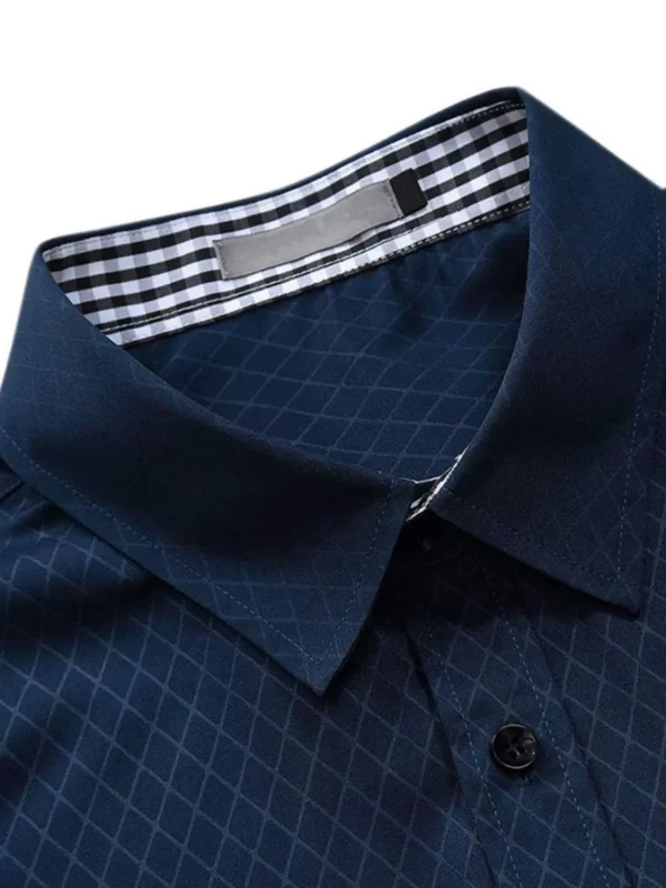 Men's Collared Neck Short Sleeve Shirt - Image 4