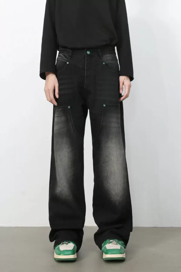 Men's Wide Leg Jeans - Image 7
