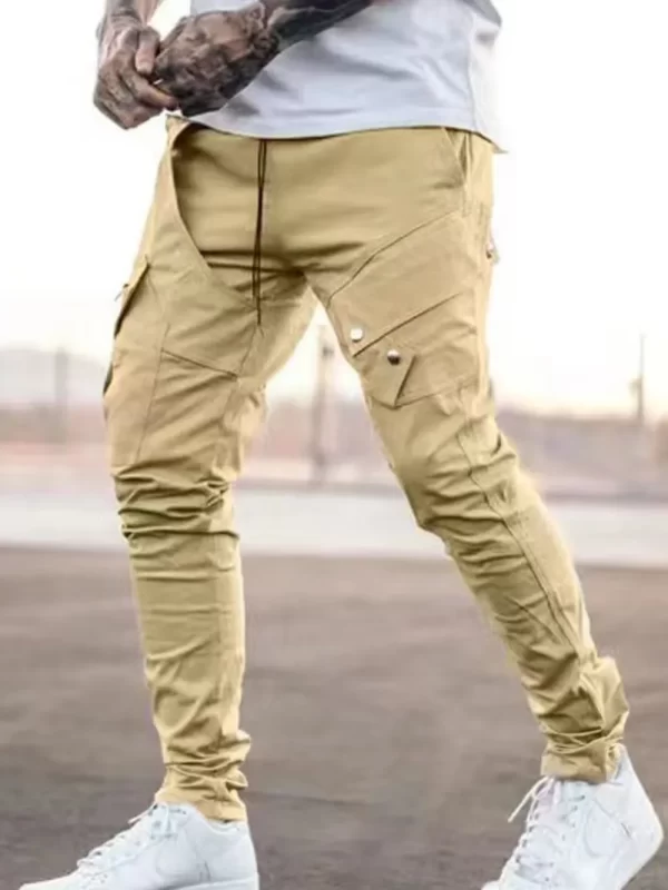 Men's Plus Size Pants with Cargo Pockets - Image 6